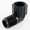 1" PVC Black Street Elbow