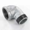 Galvanised Street Elbow 90 Degree