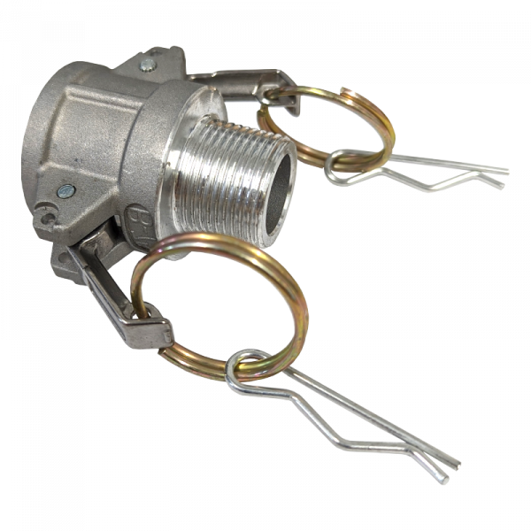 Part B Camlock aluminium female coupler/male BSP Dryspell